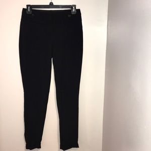 Black slim slacks